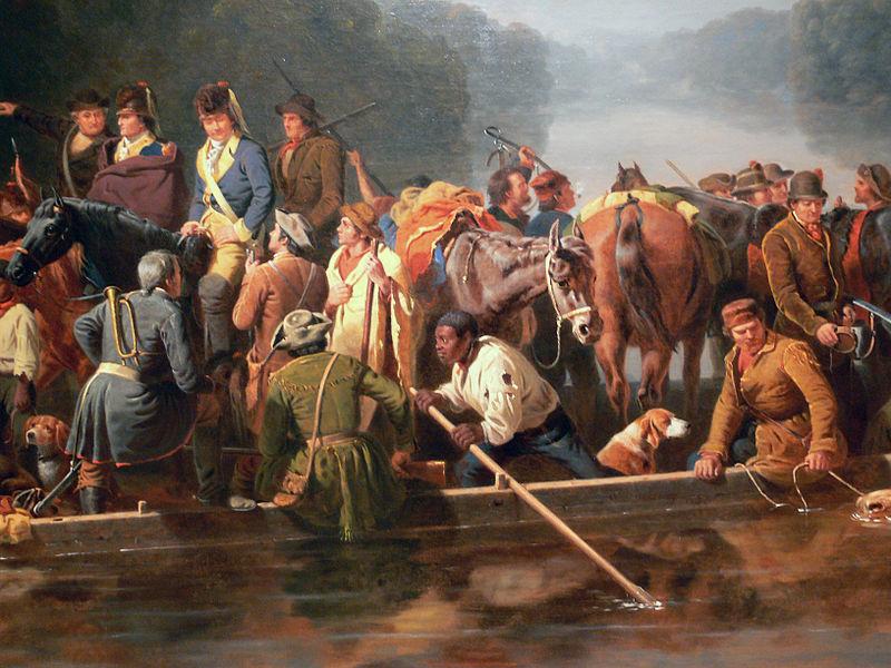 William Ranney Marion Crossing the Pee Dee China oil painting art